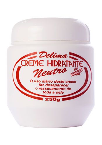 Delima Creme Hidratante Neutro 250g (Kit 05 Un.)