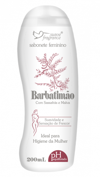 Sabonete Íntimo Barbatimão 200ml (Kit. 05 Un.)