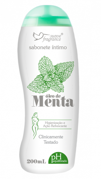 Sabonete Íntimo Menta 200ml (Kit. 05 un.)